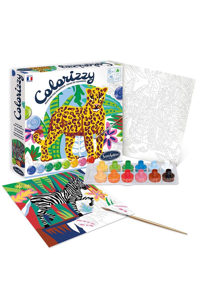 Colorizzy Zebra and Leopard by Sentosphere | The Elly Store