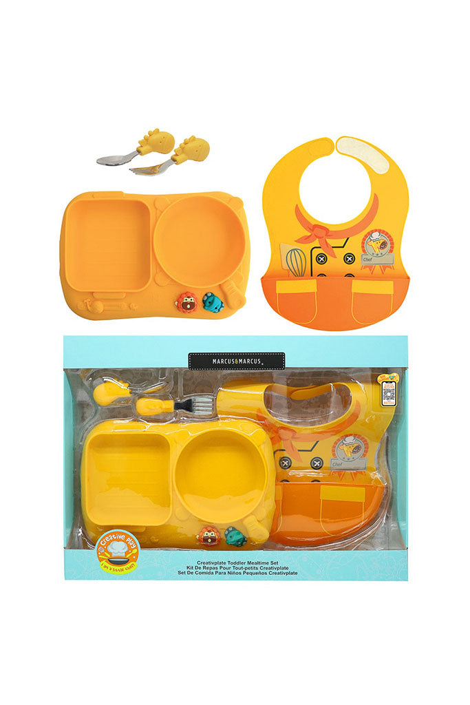Creativplate Toddler Mealtime Set - Little Chef Lola by Marcus & Marcus | Mealtime | The Elly Store Singapore