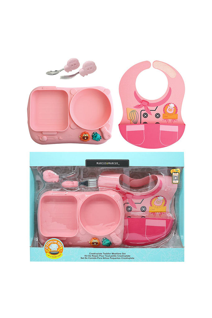 Creativplate Toddler Mealtime Set - Little Chef Pokey by Marcus & Marcus | Mealtime | The Elly Store Singapore