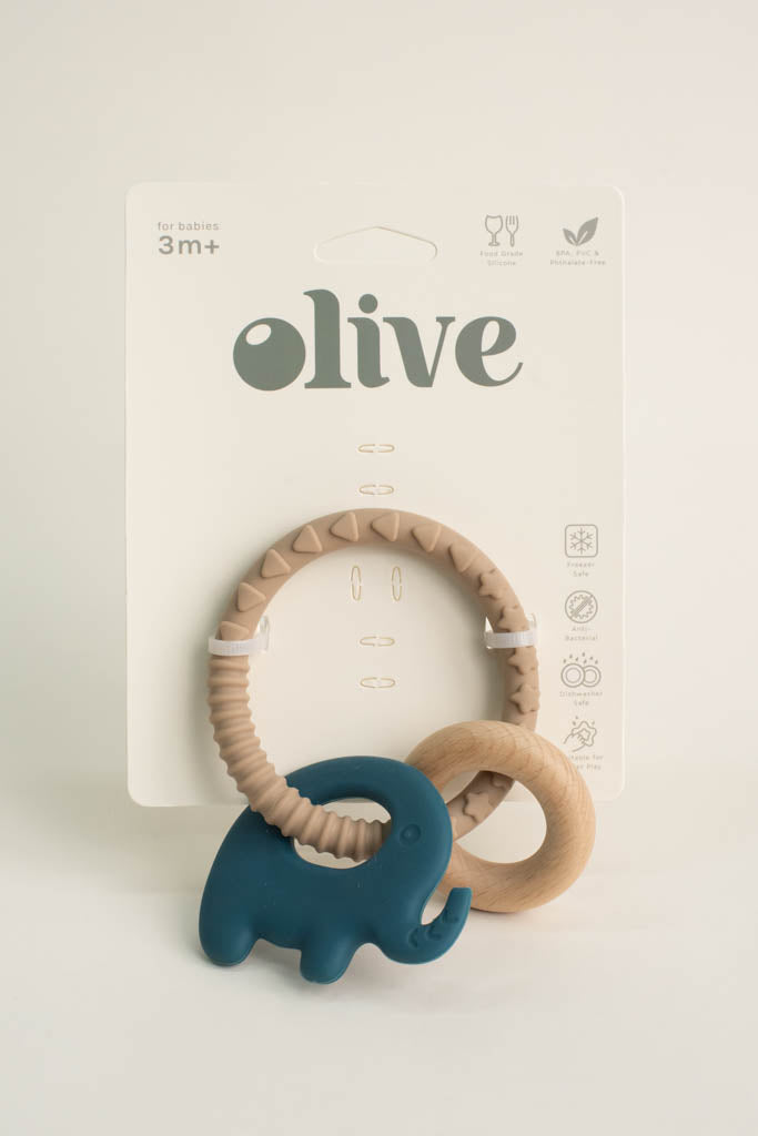 Elephant Teething Ring by Olive