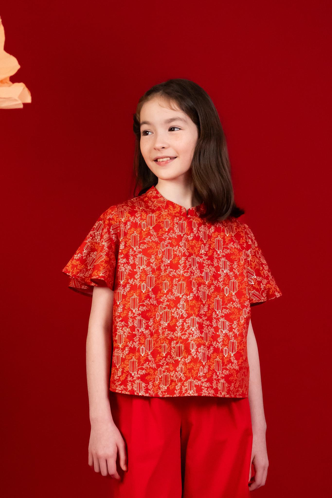 Amanda Top - Red Lanterns | Elly CNY2024