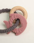 Pink Fish Teething Ring