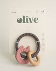 Pink Fish Teething Ring