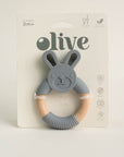 Silicone Grey Bunny Teething Toy