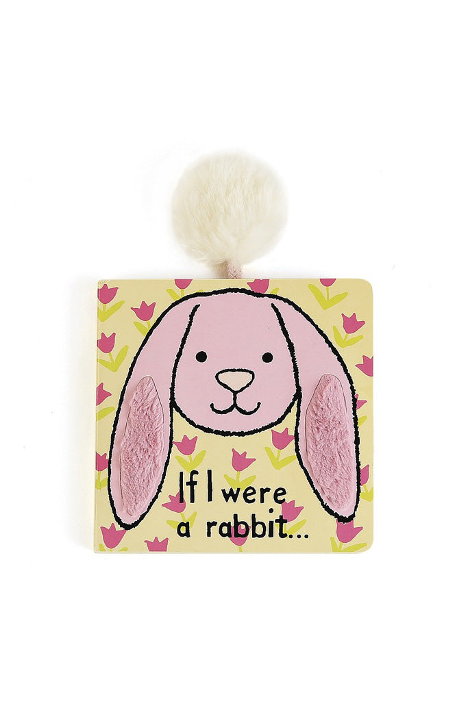 Jellycat &#39;If I Were a Rabbit&#39; Board Book in Pink Cover | Buy Jellycat Books online for toddlers early readers at The Elly Store Singapore
