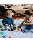 Rainbow Stacker and Teether Toy by Jellystone Designs | Teething Toys | The Elly Store Singapore