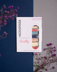 Nail Stickers - Elephants in Summertime (Petite) | Nodspark x elly | The Elly Store Singapore
