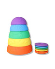 Jellystone Designs - Ocean Stacking Cups Rainbow Bright | The Elly Store