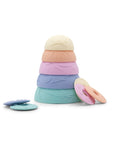 Jellystone Designs - Ocean Stacking Cups Rainbow Pastel | The Elly Store