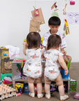 Paige Onesie - Vintage Playground Mickey | Disney x elly Mickey Go Local | The Elly Store Singapore