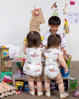 Paige Onesie - Vintage Playground Mickey | Disney x elly Mickey Go Local | The Elly Store Singapore