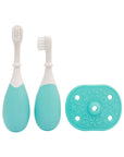 Palm Grasp Toddler Training Toothbrush - Blue by Marcus & Marcus | Bathtime | The Elly Store Singapore