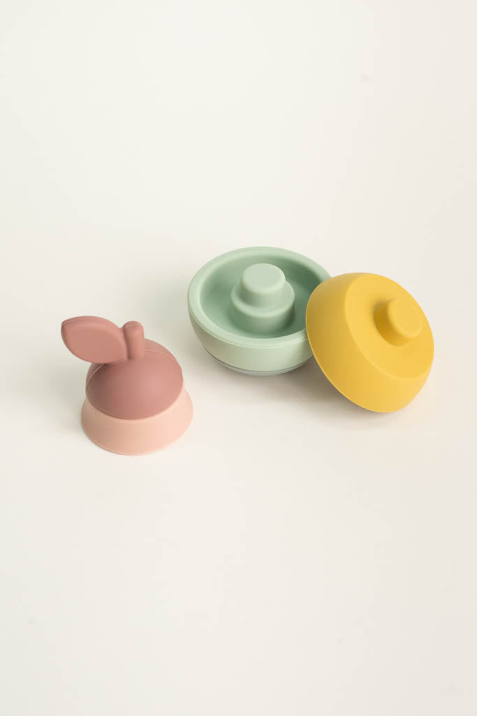 Baby Silicone Stacker Pear