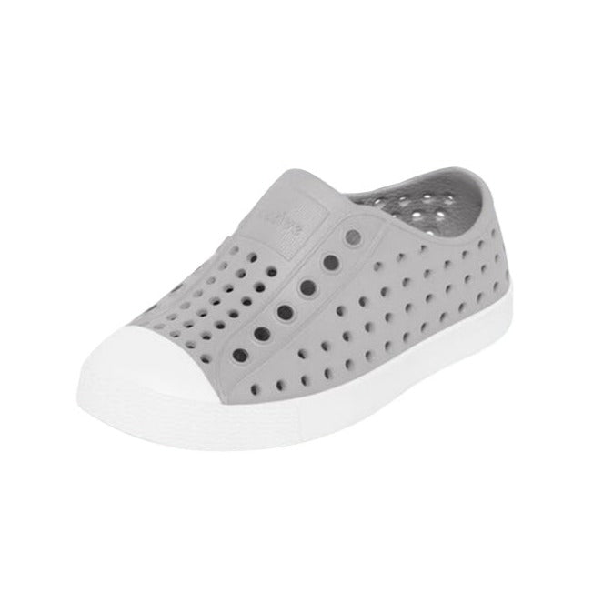 Native Kids Shoes | EU22-EU37 | Jefferson Pigeon Grey / Shell White