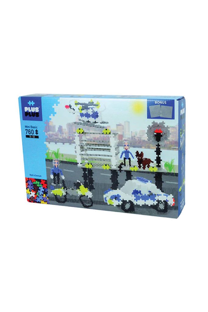 Basic Police - 760 Pcs by Plus-Plus | Hours of Open-ended Fun Play | The Elly Store Singapore