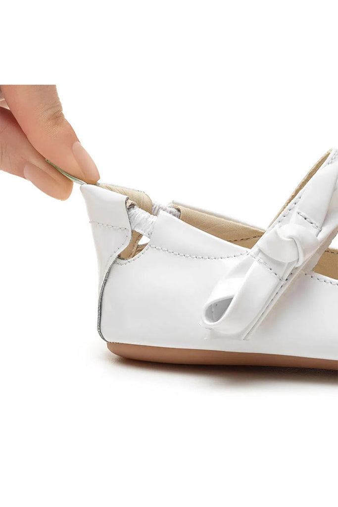 Dorothy Mary Janes Shoes - Patent White | Tip Toey Joey Baby Shoes | The Elly Store