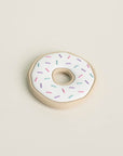 White Donut Teething Toy