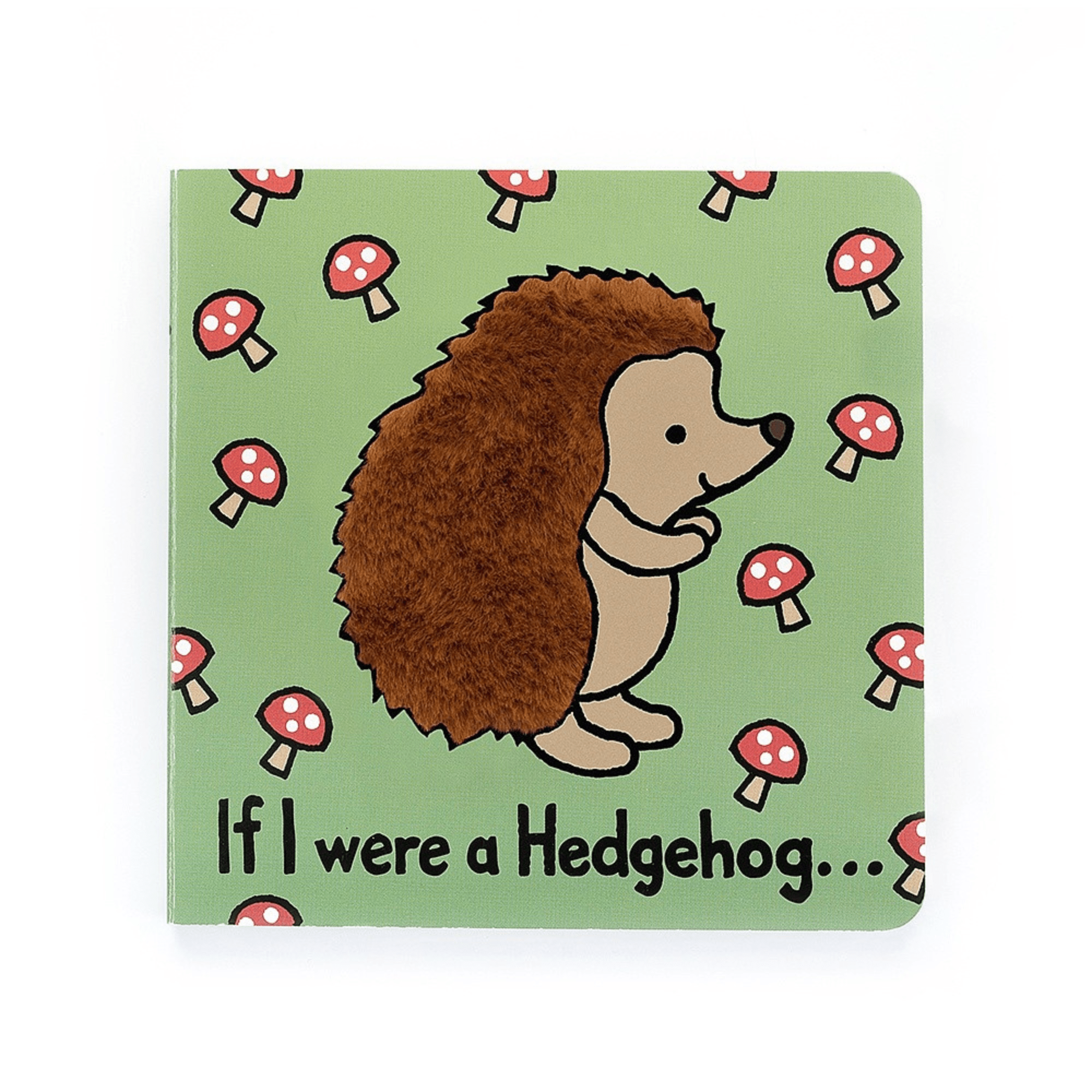 Book cover with a hedgehog illustration.
