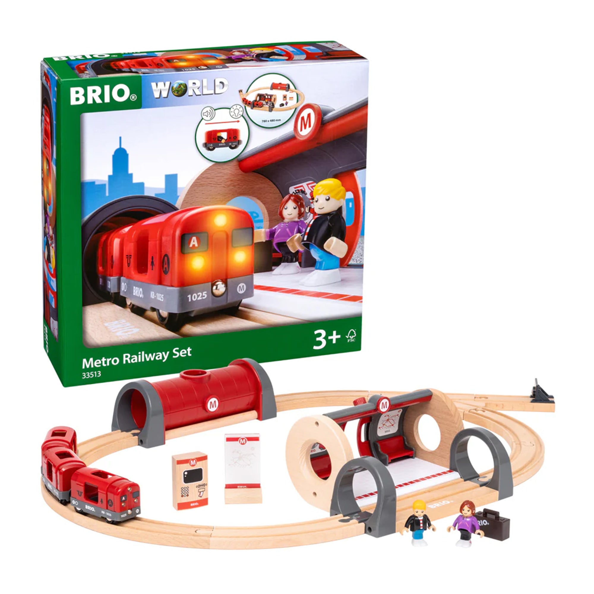 BRIO - Metro Railway Set