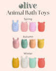 Olive Animal Bath Toys | The Elly Store