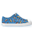 Jefferson Print Child Resting Blue / Shell White / Hot Dogs