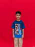 Kids Tee - Mickey Race Crew with Singapore icons