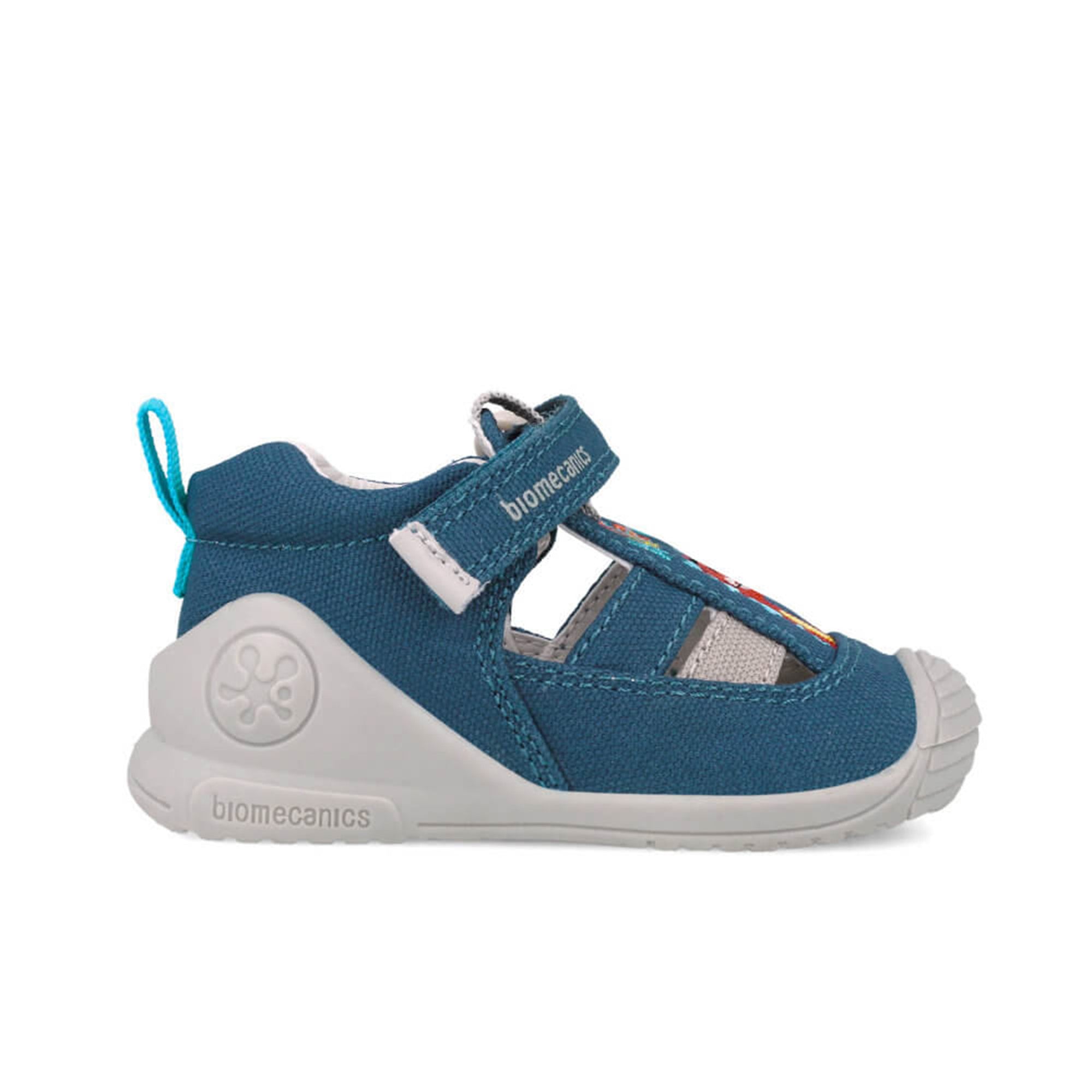 Biogateo Blue Canvas Sandals - Be Happy Dino