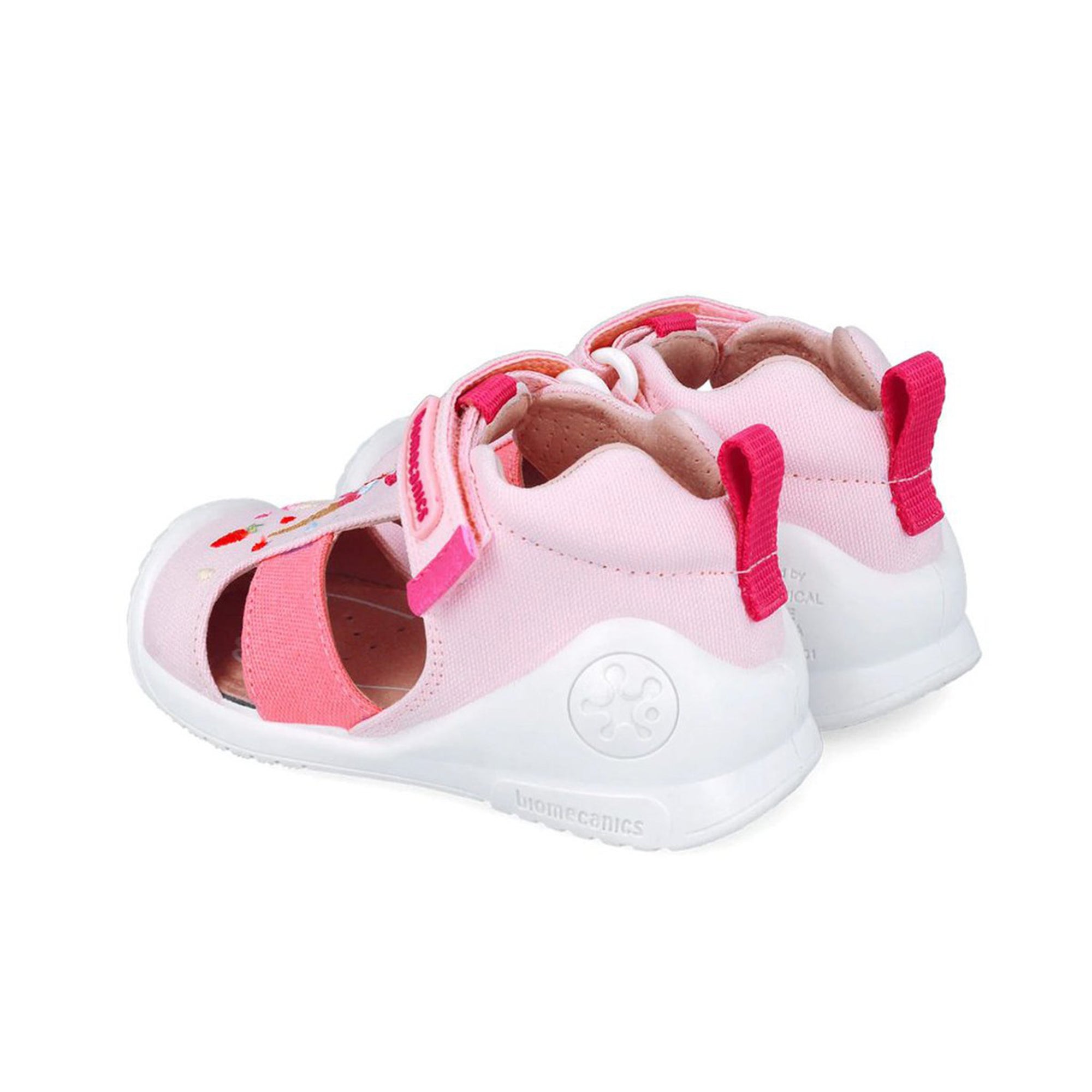 Biogateo Pink Canvas Sandals - Ice Cream