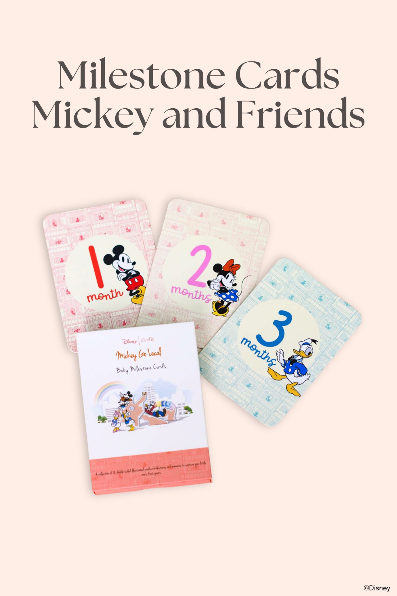 Mickey Milestone Cards | Personalisable Gift Set