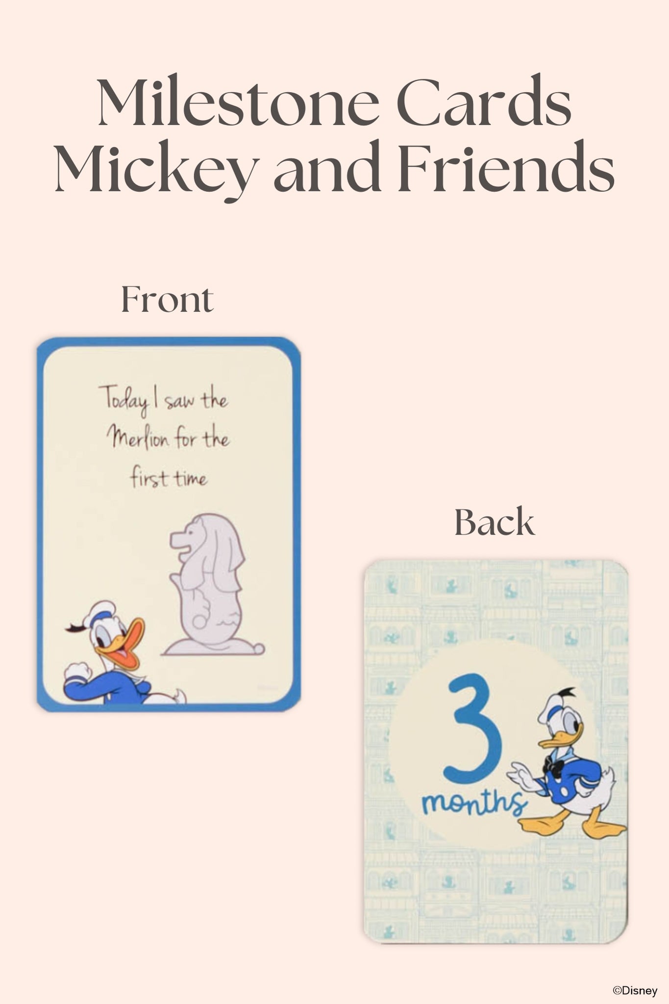 Mickey Milestone Cards | Personalisable Gift Set