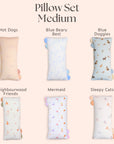 Bamboo Pillow Set - Medium | Personalisable Turquoise Gift Set