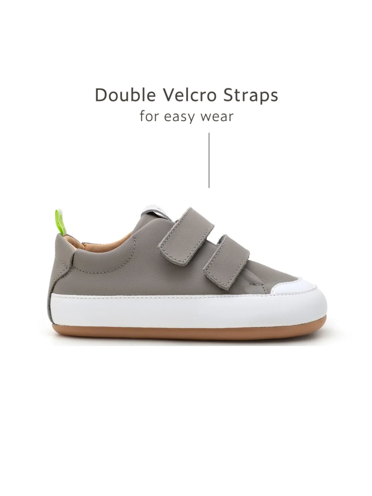 Bossy Sneakers - Aluminium / White (Baby)