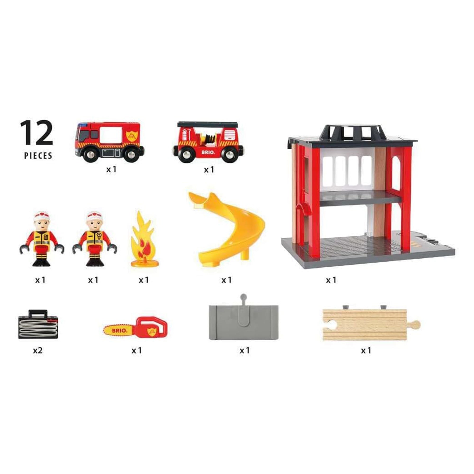 BRIO - Fire Station Set