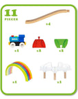 BRIO - My First Railway Light Up Rainbow Set