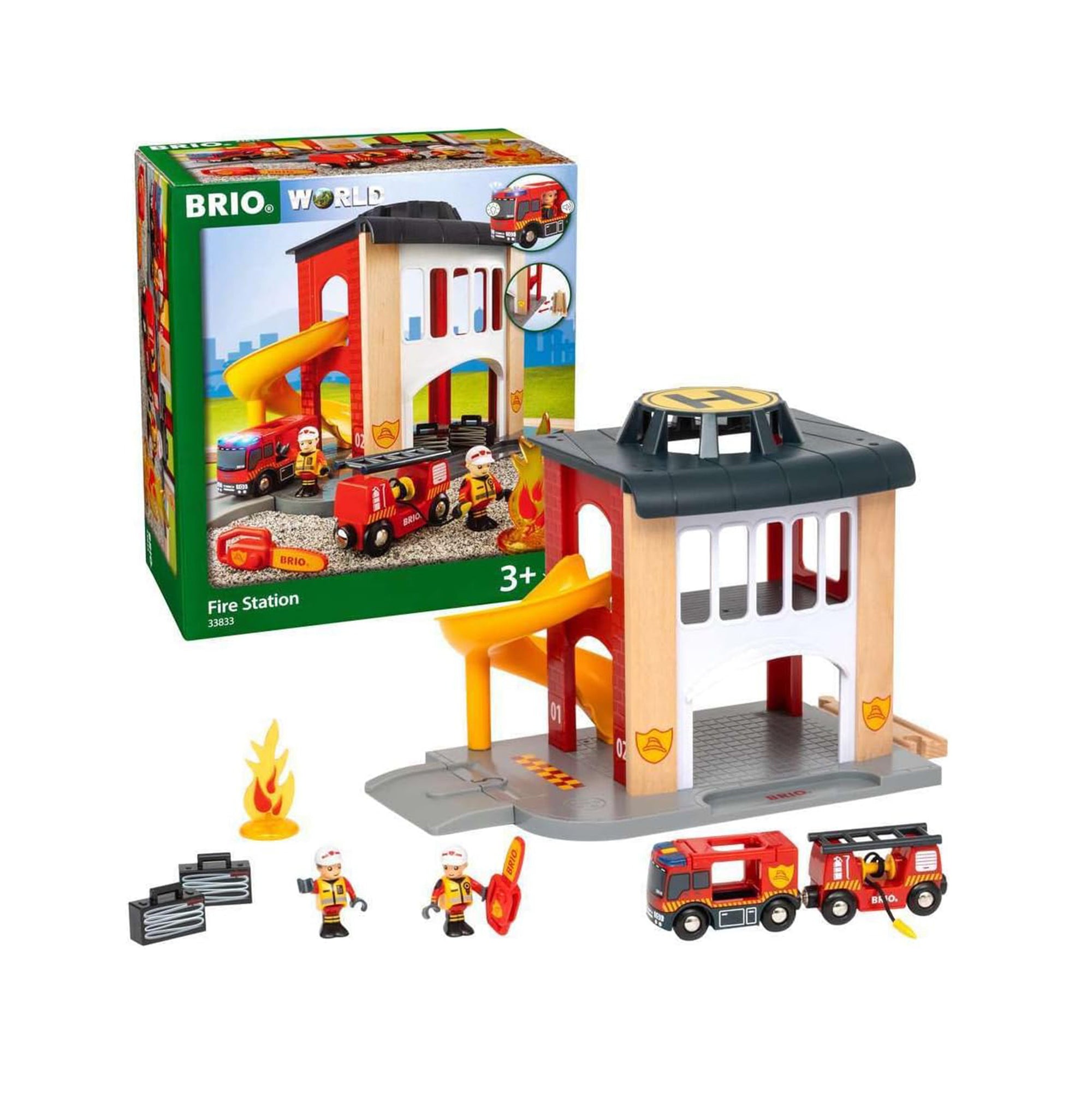 BRIO - Fire Station Set