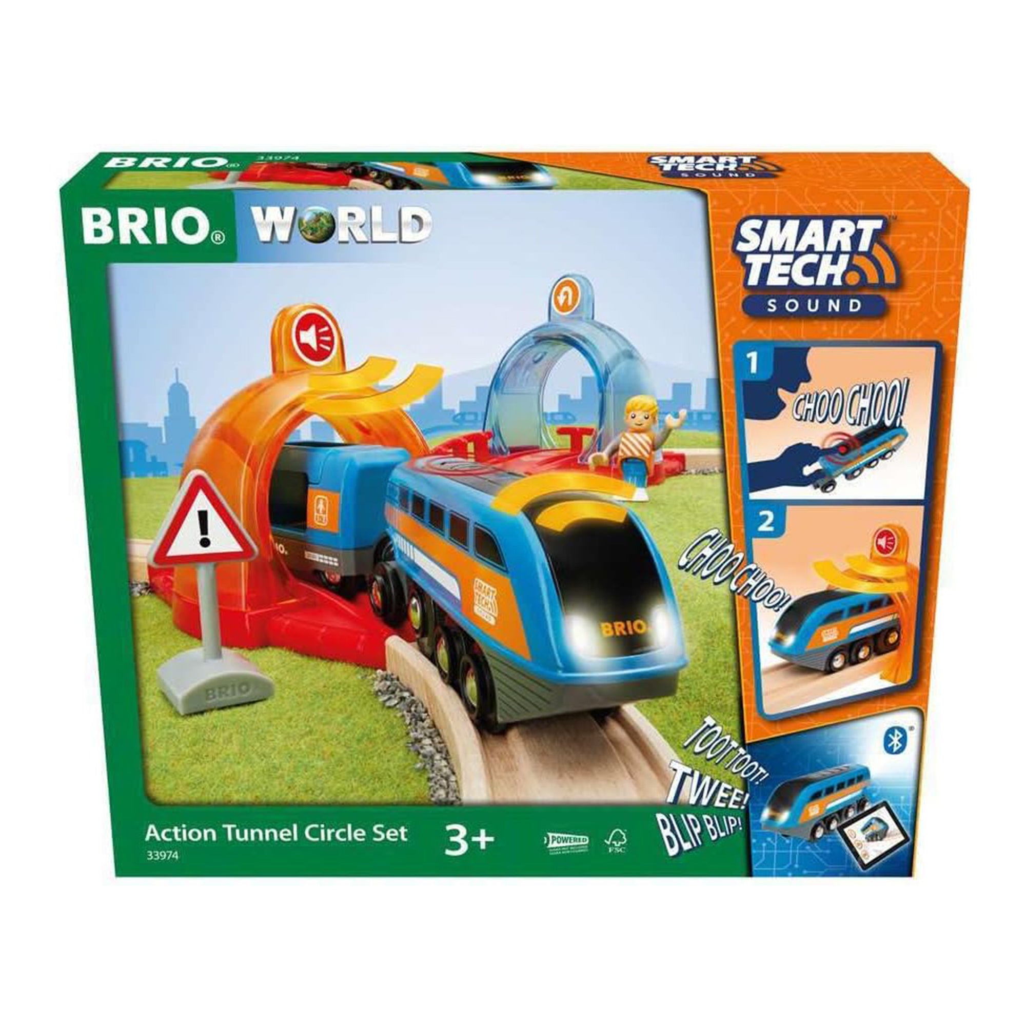 BRIO - Smart Tech Sound Action Tunnel Circle Set