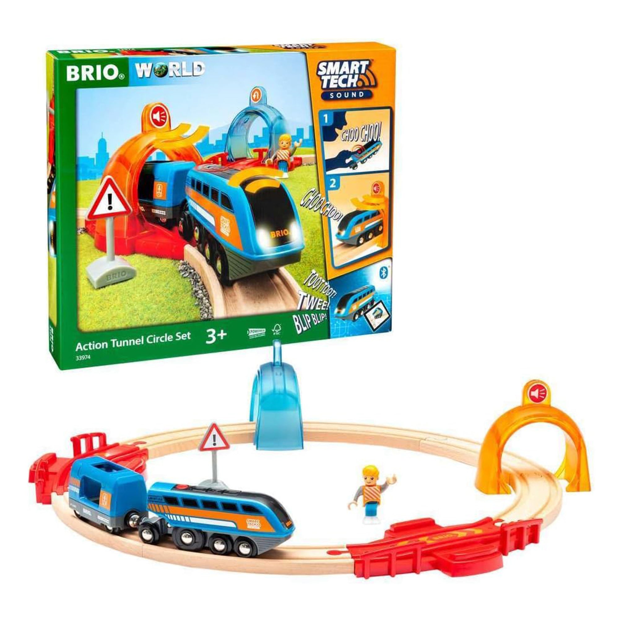BRIO - Smart Tech Sound Action Tunnel Circle Set
