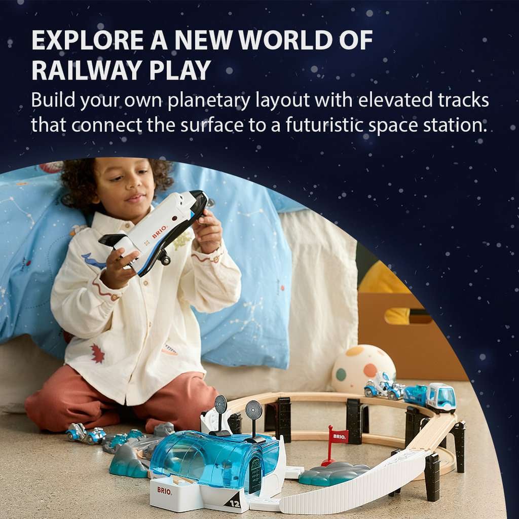 BRIO Space Station Set features