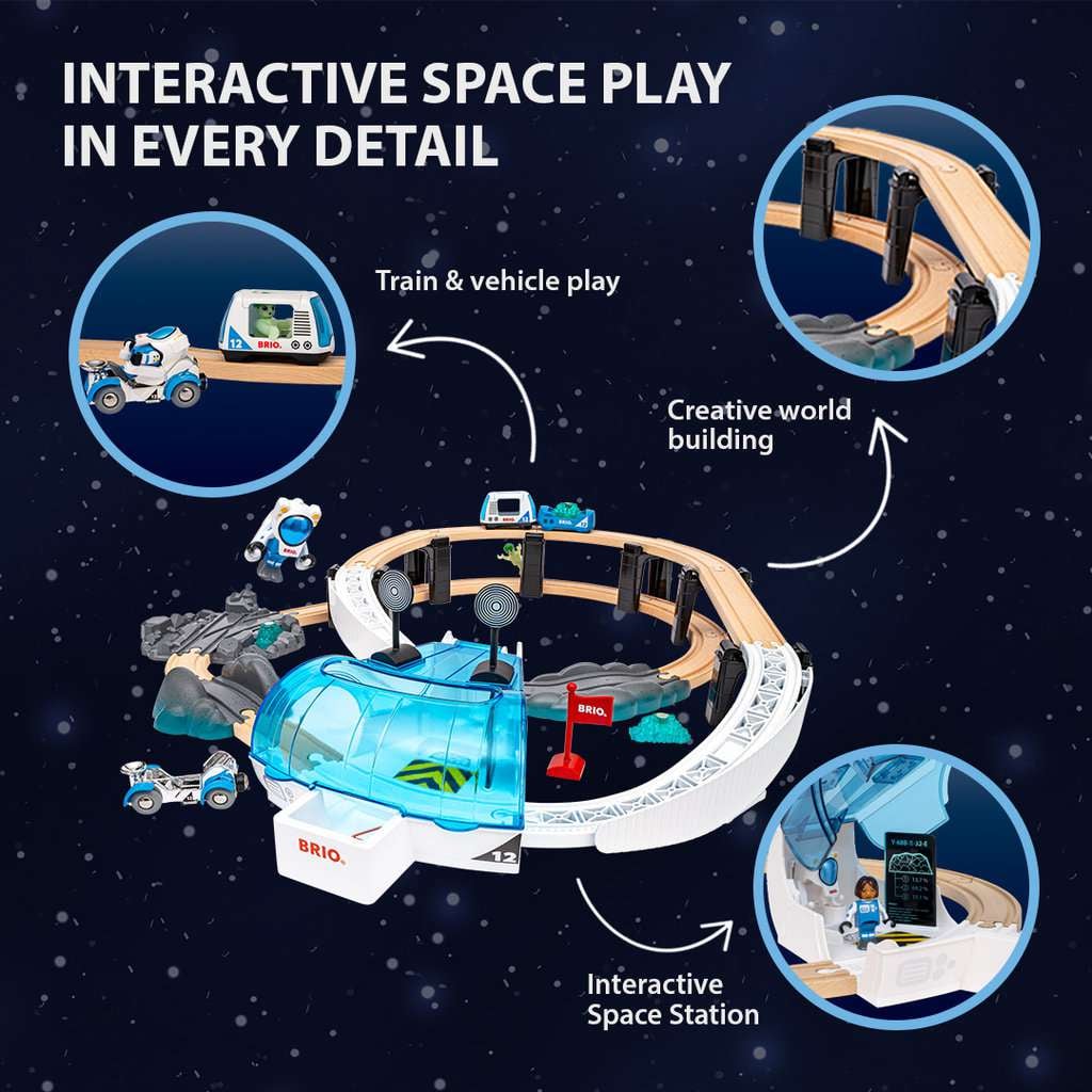 BRIO Space Station Set features