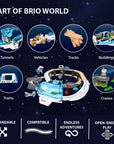 BRIO Space Station Set features