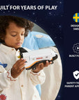 BRIO Space Station Set features