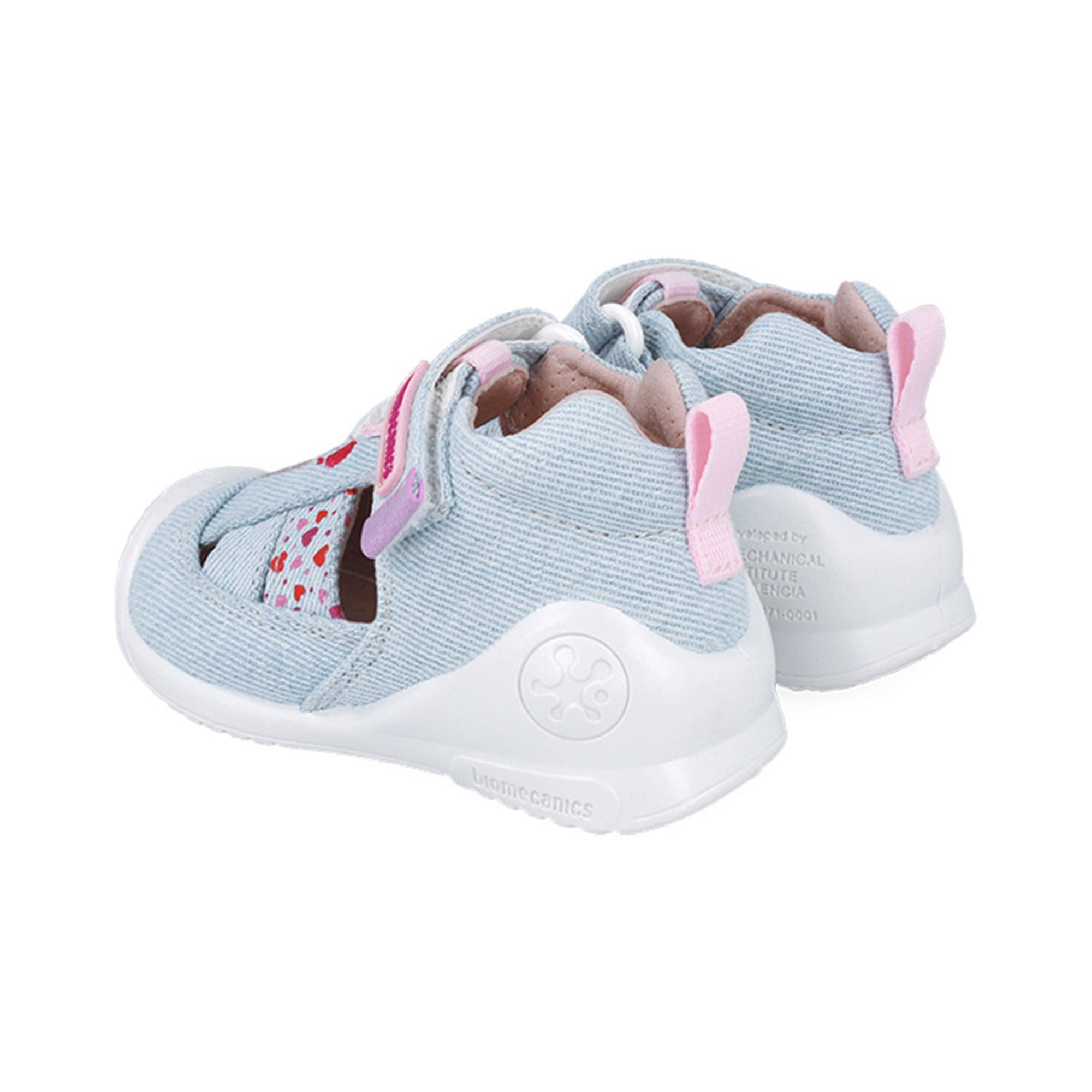 Biogateo Light Denim Canvas Sandals - Dachshund