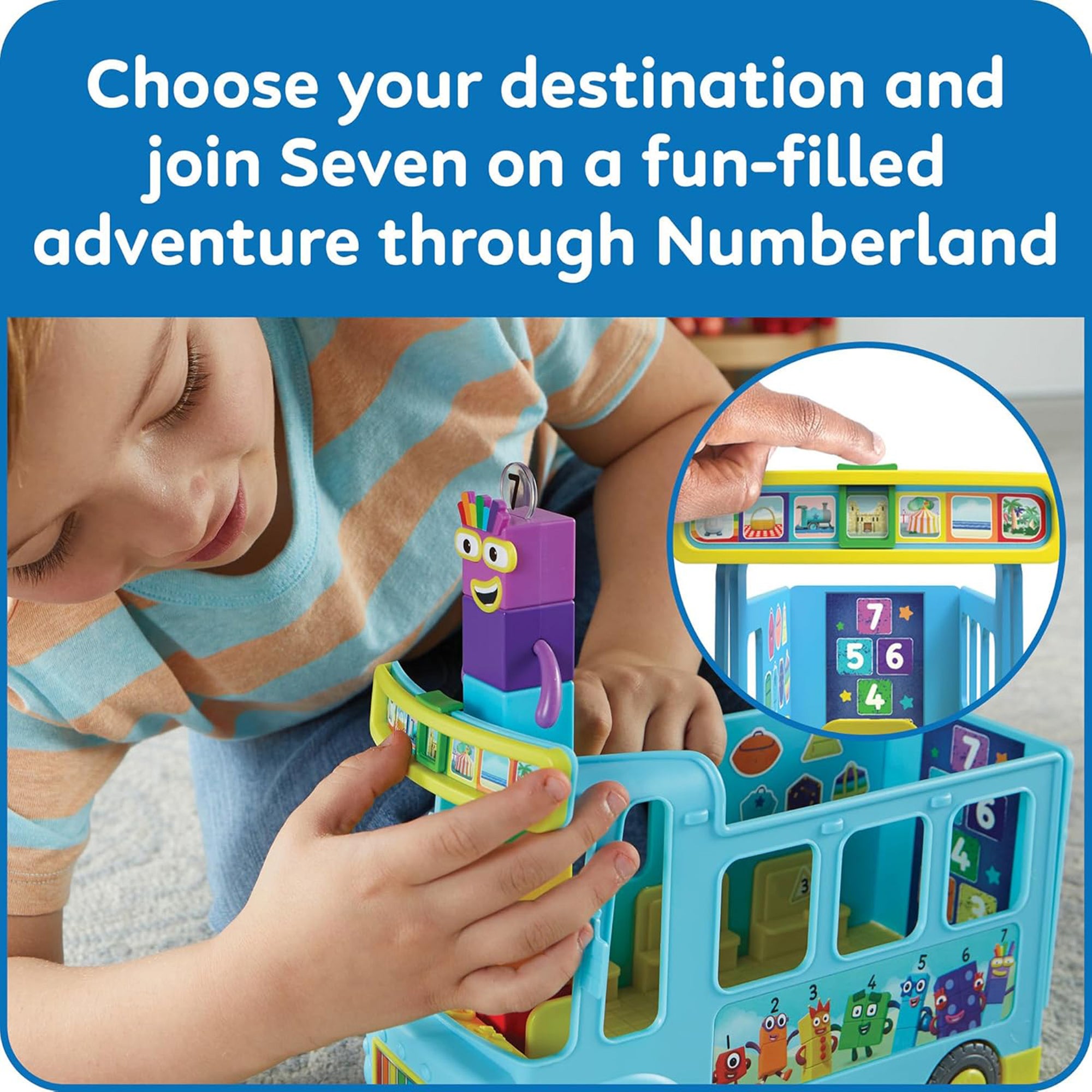 Numberblocks® Rainbow Counting Bus