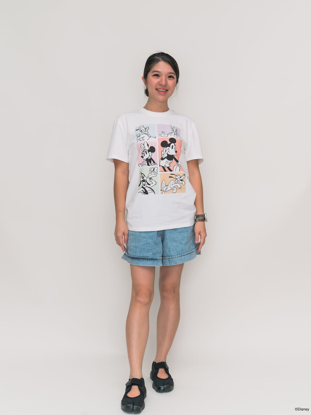 Adult Tee - Pastel Mickey Crew solo