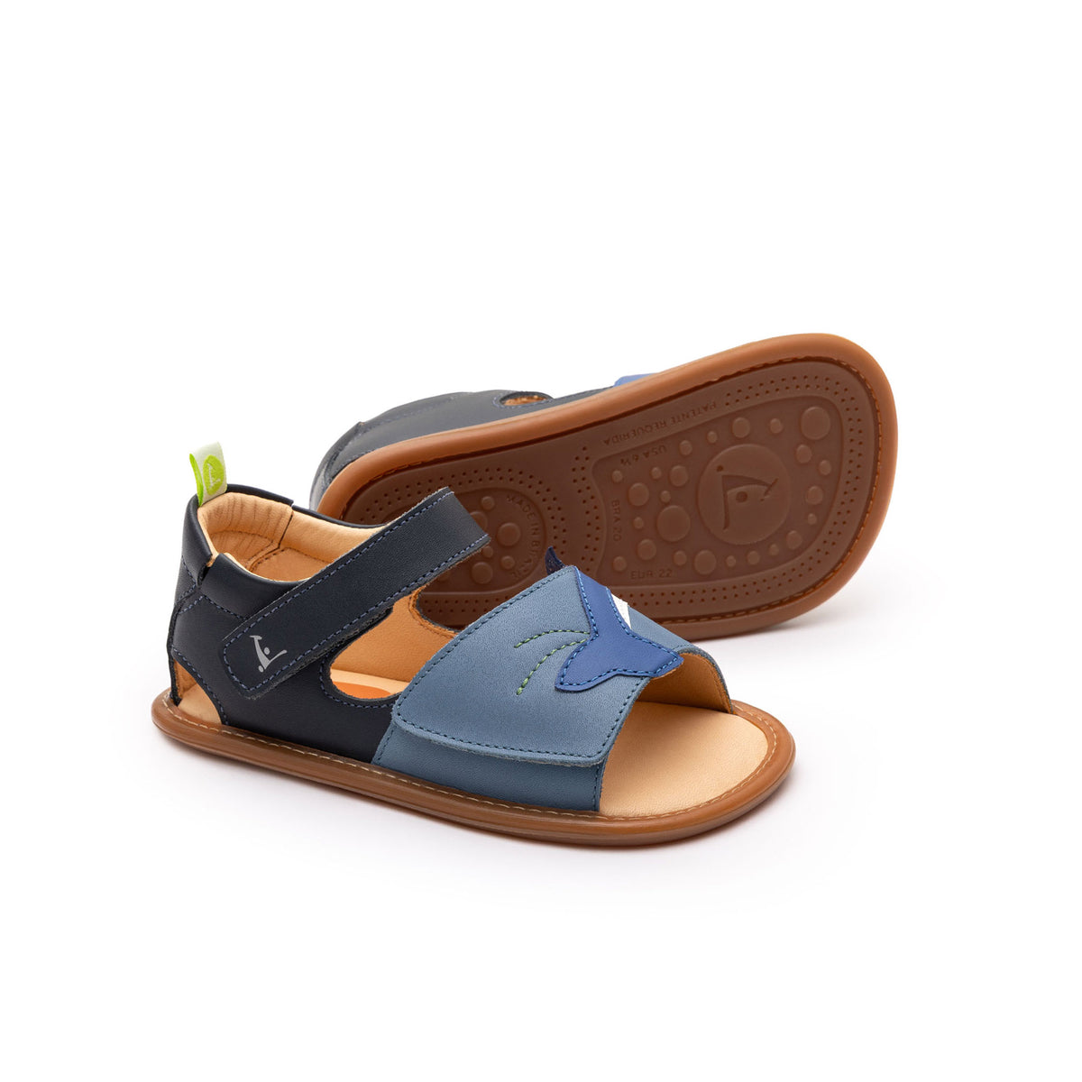 Tip Toey Joey Flipper Sandals in Denim / Blue Tang / Navy, product photo