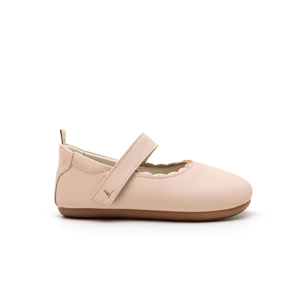 Tip Toey Joey Roundy Shoes in Papaya Cream / Metallic Salmon, product photo