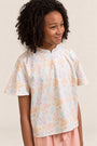 Amanda Top - Cream Floral Bamboo