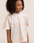 Amanda Top - Cream Floral Bamboo