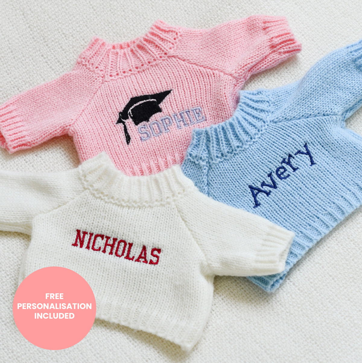 Personalised Jumper for Medium Size Toys (Toy not included)