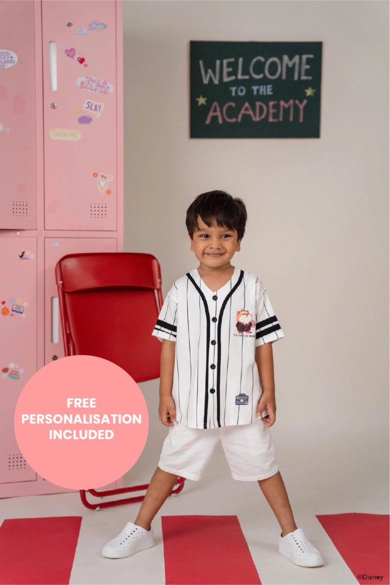 Baseball Tee - Black Lemming